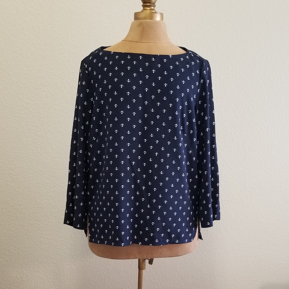 LILA ROSE Long Sleeve Sail Anchor Design